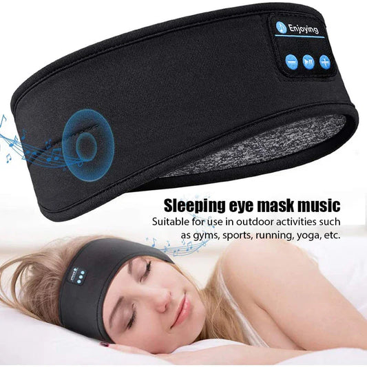 Eye Mask with Wireless Bluetooth Headset Headband