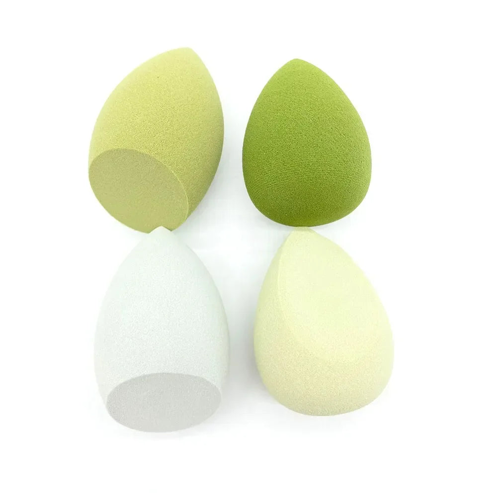 4pcs Makeup Sponge Powder Puff Dry and Wet Combined Beauty Cosmetic Ball Foundation Powder Puff Bevel Cut Make Up Sponge Tools