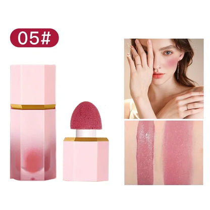 1pcs drop ship make up Liquid Blush Facial Nourishing Blusher Gel Cream Multi-purpose Lip Gloss Makeup Blush wholesale