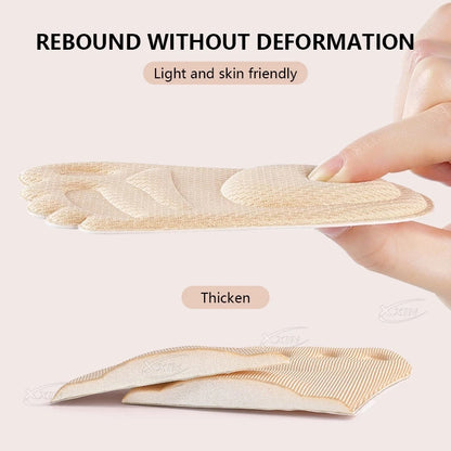 【Xxin】2/4Pcs Forefoot Pads Non-slip High Heels Insole Thickened sponge Women Insoles for Shoes