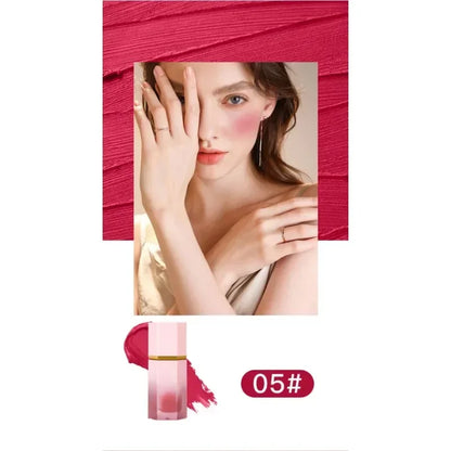 1pcs drop ship make up Liquid Blush Facial Nourishing Blusher Gel Cream Multi-purpose Lip Gloss Makeup Blush wholesale