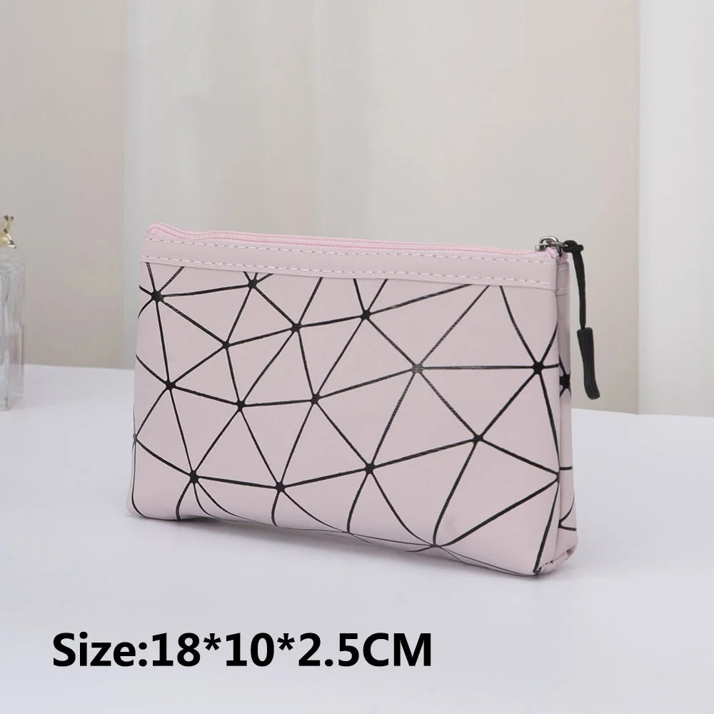 PU Waterproof Small Cosmetic Bag Makeup Pouches Case Makeup Brushes Cosmetics Handbags Make Up Organizers Storage Bags For Women