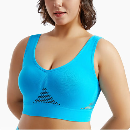 Beautiful Back Sports Bra Shockproof Running Fitness Anti-sagging Upper Collection Soft Support High-strength Women's Yoga Vest