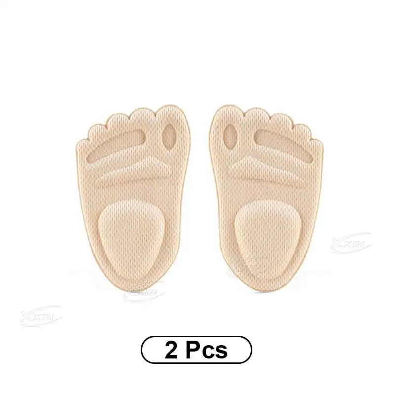 【Xxin】2/4Pcs Forefoot Pads Non-slip High Heels Insole Thickened sponge Women Insoles for Shoes